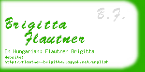 brigitta flautner business card